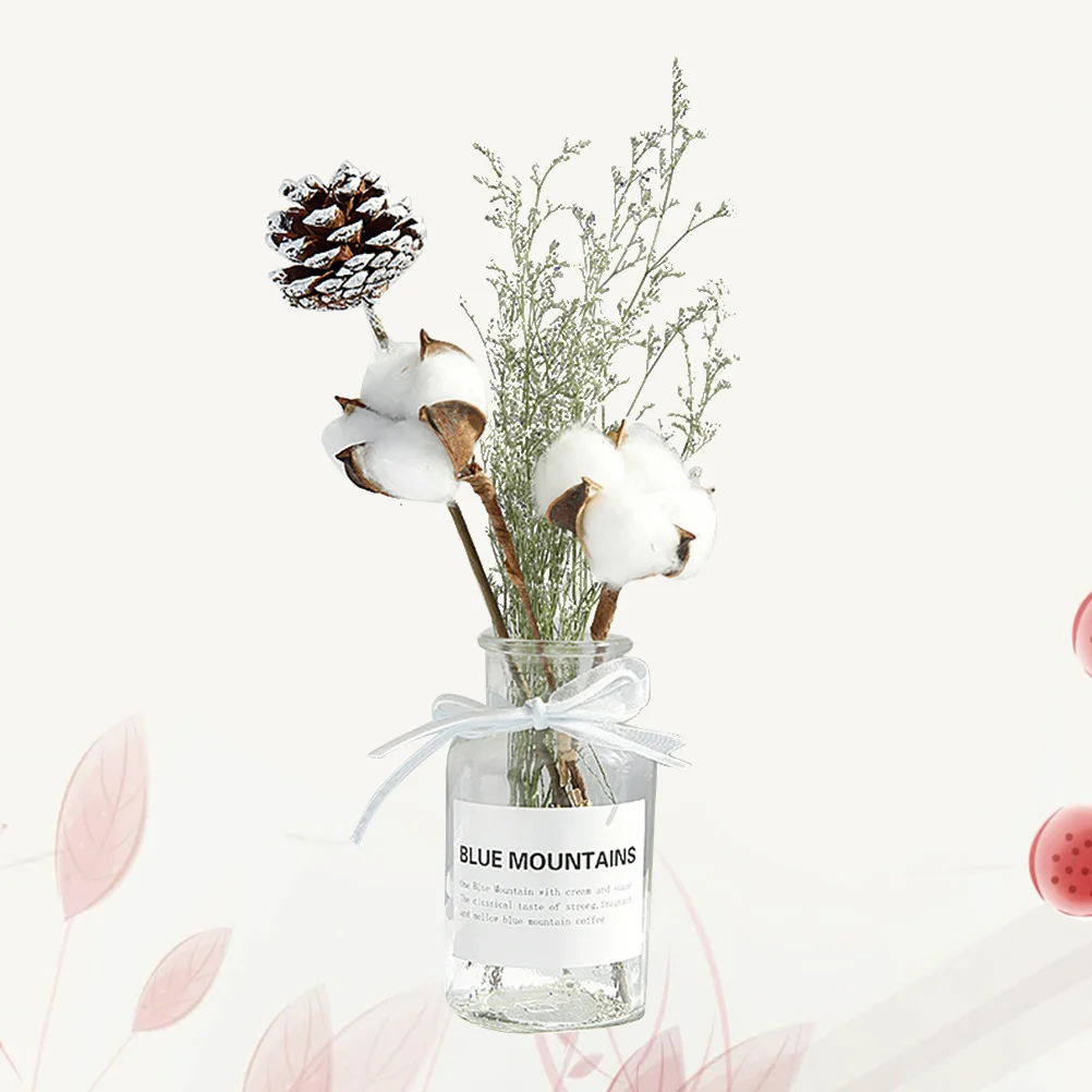 4 ARTIBETTER Flower Vase Dry Flower and Vase Kit Plants Photography Props Home Adornment Desktop Decroation Wedding Ornament