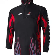 Daiwa одежда для рыбалки Camisa Pesca UV UPF> 50 Breathale солнцезащитный крем Быстросохнущий анти-УФ уличная спортивная одежда Рубашки с длинным рукавом