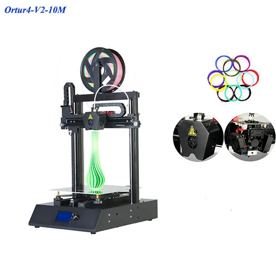 Ortur4 линейная направляющая 3d принтер 3D DIY принтер набор размер печати 260*310*30 Дешевые машины коробка легко собрать Корабль из CZ - Цвет: Ortur4-V2-10M