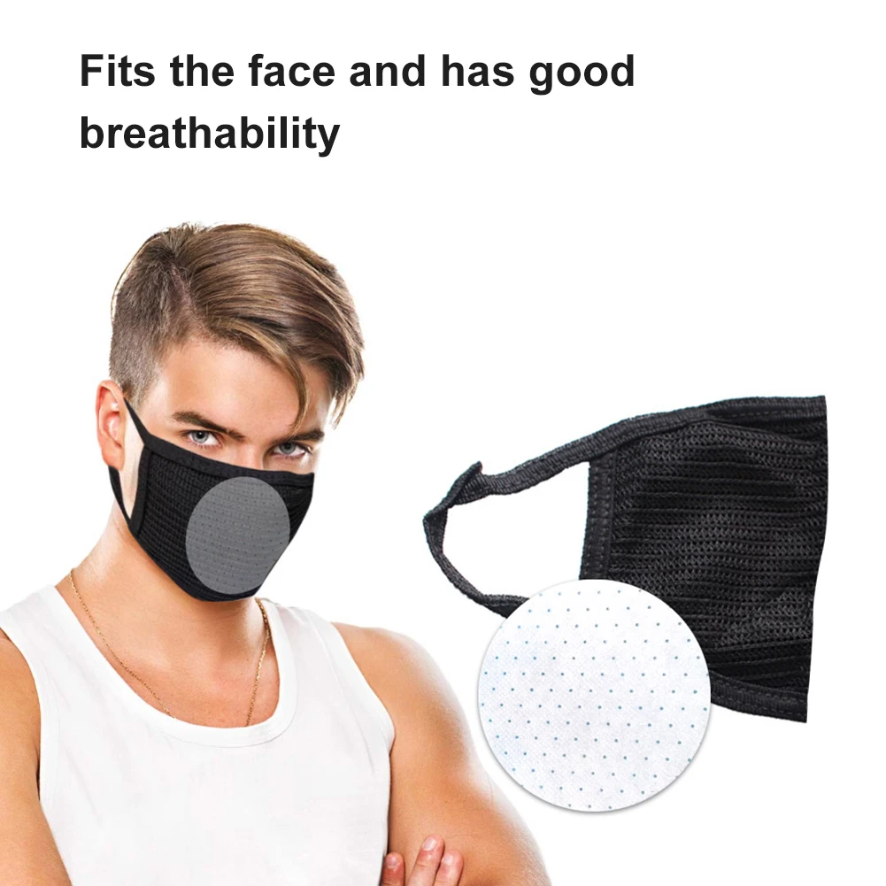 

Durable and Reusable Anti Haze Respirator to Isolate Dust/ Pollen/ Bacteria Suitable for Adult Male and Female (Black) Mask