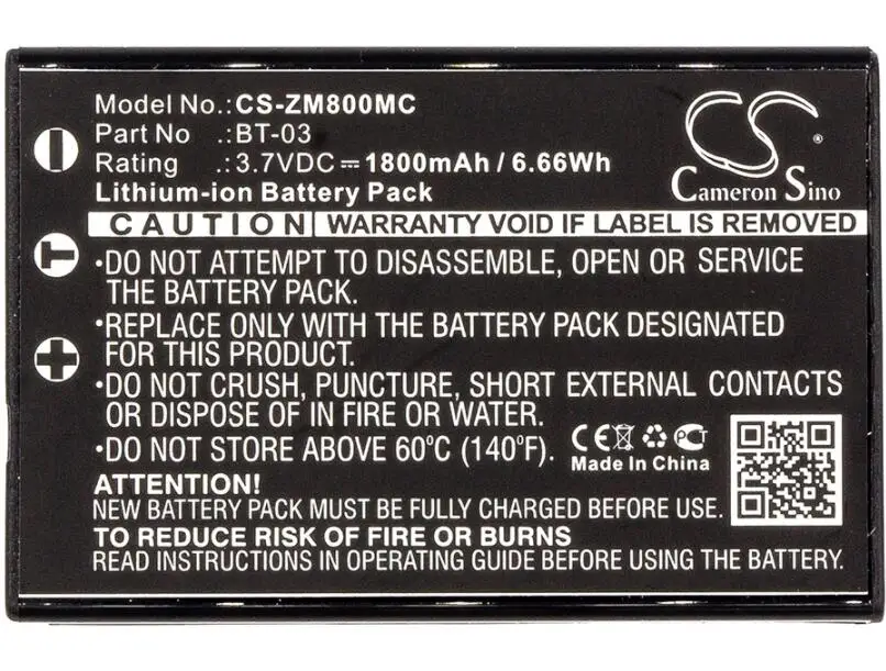 Cameron sino 1800mah аккумулятор для ZOOM Q8 рекордер BT-03 батарея камеры | Электроника