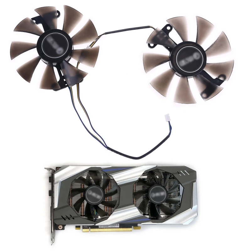 

2pcs 87mm GA91S2U GPU VGA Card Cooler Fan for Palit GeForce GTX 1080 1070Ti 1070 62KA