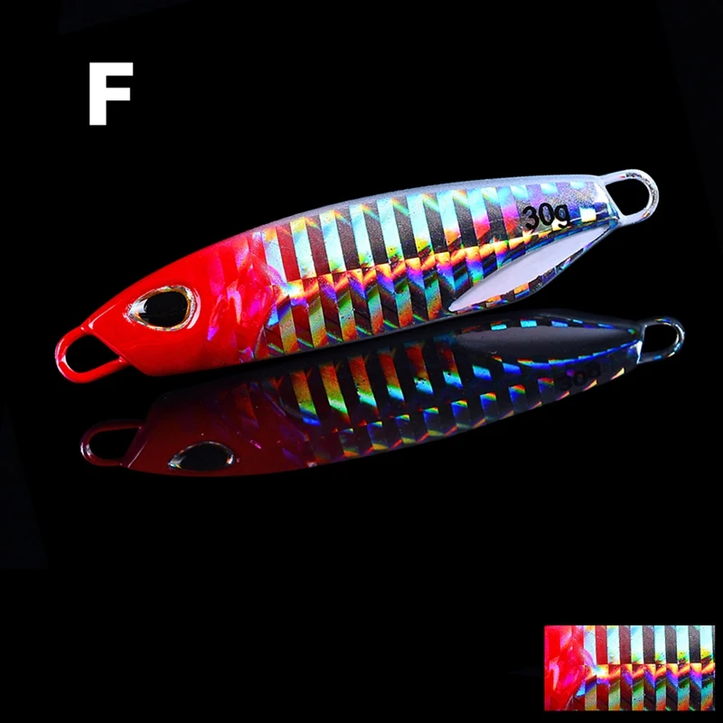 1 шт многоцветная искусственная приманка 10 г многоразовая металлическая Тонущая литейная приманка рыболовные аксессуары - Цвет: 80mm
