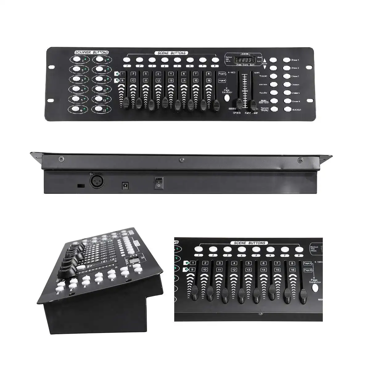 Новый DMX 512 192 контроллер DJ оборудование консольная часть света для светодиодный Par движущаяся головка диджейский прожектор контроллер 110