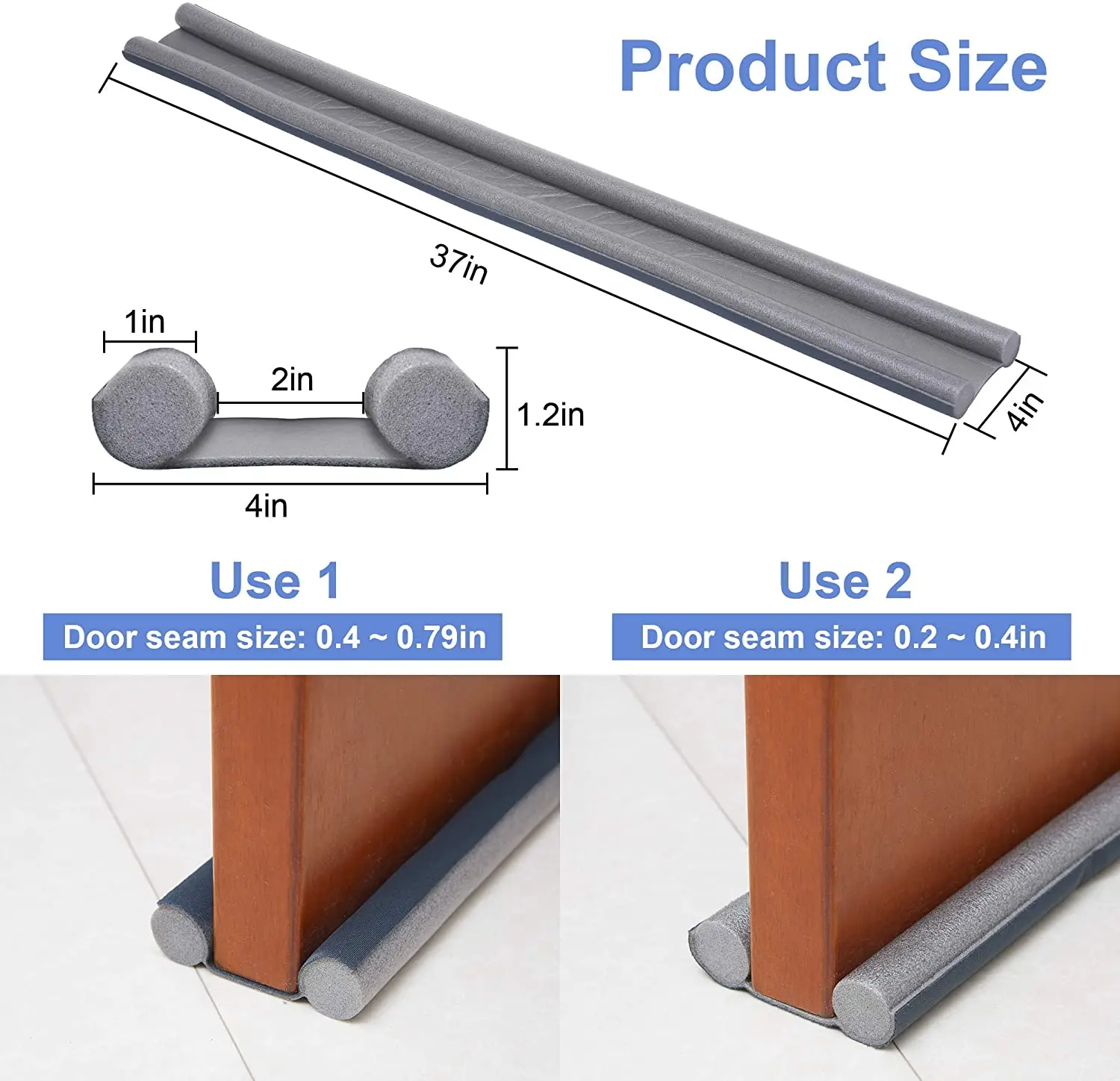 6M Joint de Porte d'entrée,Cadre de Porte D'étanchéité,Joint Porte  Isolation Froid et Phonique,Bandes Autocollante pour Cadres de Portes et  Fenêtre (Noir) : : Bricolage