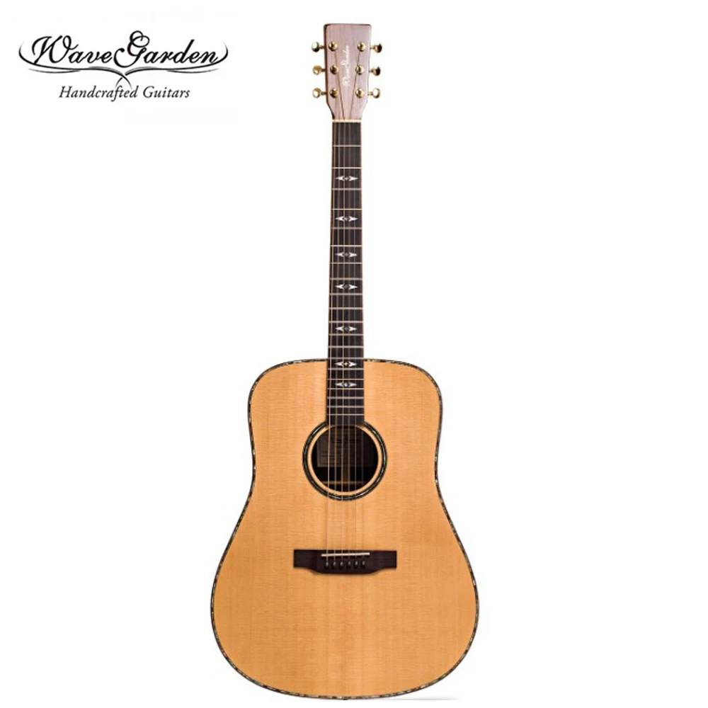 Professional Acoustic guitar All Solid Wood Spruce top 40 41 inch musical Stringed instruments steel strings guitarras Hot china