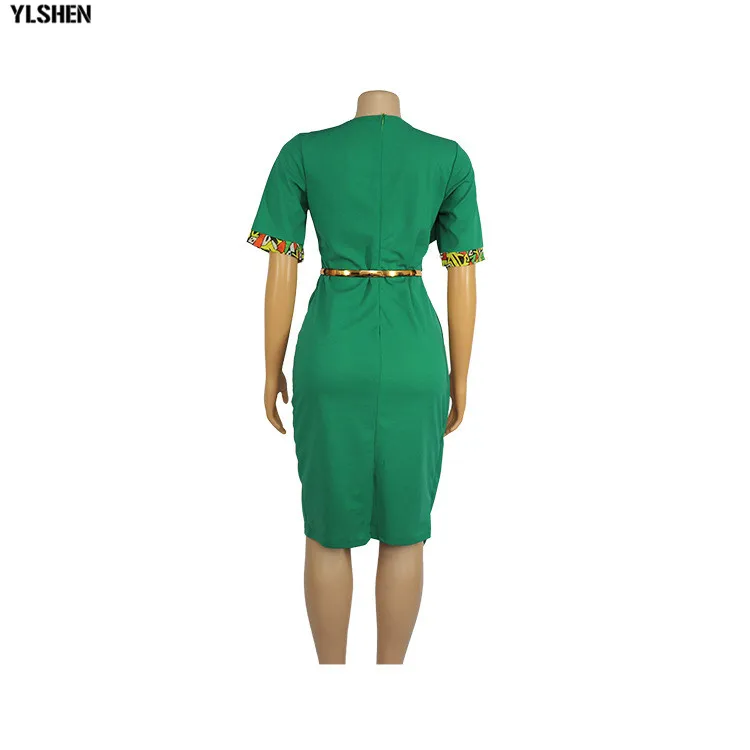 African Dresses For Women African Clothes Africa Dress Fashion Patchwork Print Dashiki Clothing Ankara Plus Size Evening Dress 10