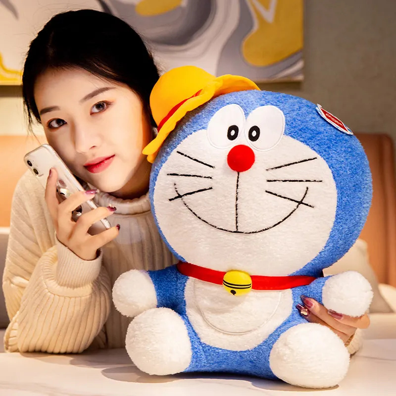 Kawaii Dorami Doraemon плюшевая игрушка парные набивные подушки перекрещивание животных