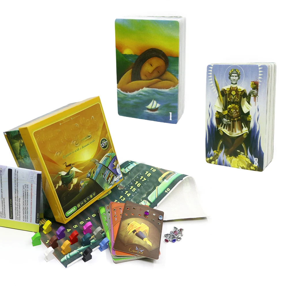 Расскажите историю карточная игра палуба 1 + 8 ( basic Revelation) деревянные игрушки