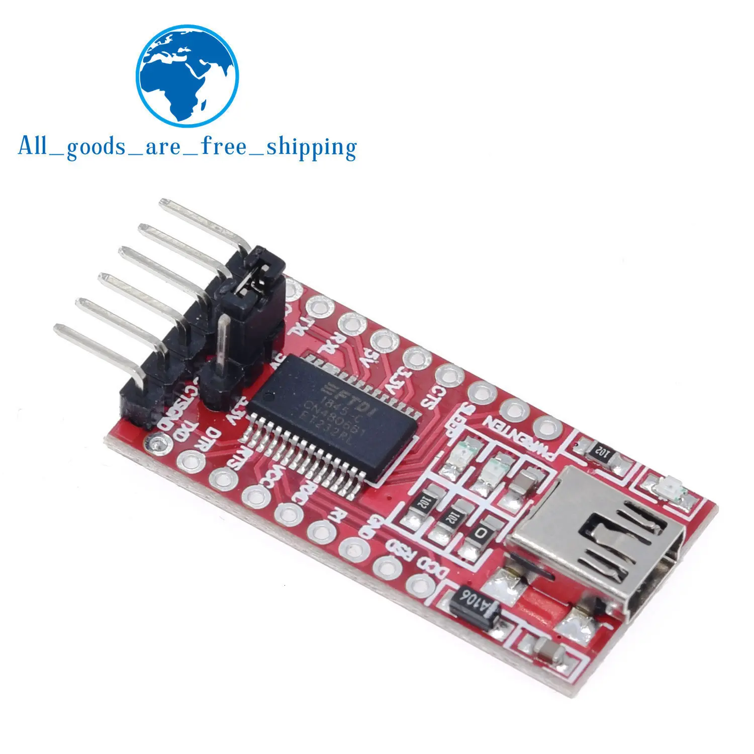 FT232RL FTDI USB 3,3 V 5,5 V to ttl модуль последовательного адаптера forArduin Mini port. Купите хорошее качество! Пожалуйста, выберите меня