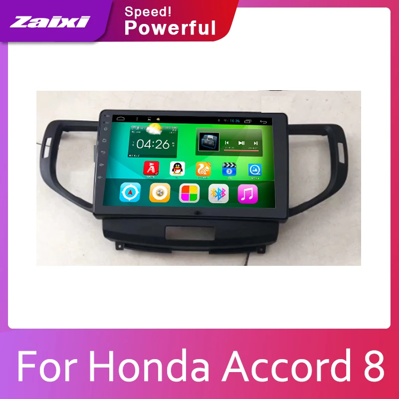 ZaiXi Android 2 Din Автомобильный Радио Мультимедиа Видео плеер Авто Стерео gps карта для Honda Accord 8 Европа 2008~ 2013 медиа Navi