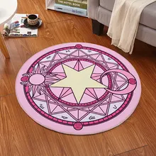 Anime Sakura Magie Array Teppich Matte Teppich Tür Matte Anti-slip Wohnzimmer Teppich Kaffee Tisch Teppich Schlafzimmer Boden matte Wohnkultur