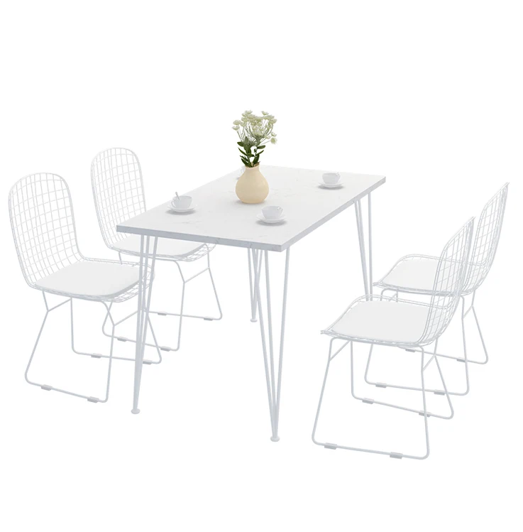 

Tea Shop Coffee Shop Tables and Chairs Combination Net Red Simple Marble Dining Dessert Shop Tables and Chairs