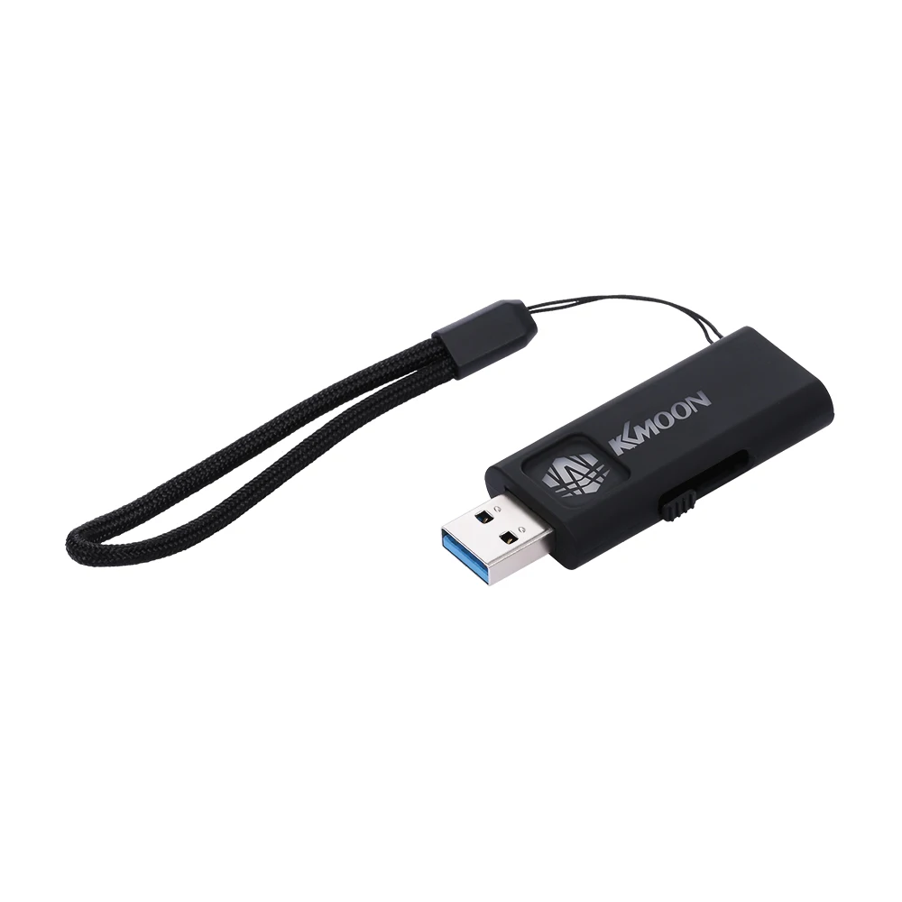 KKmoon 32 Гб 64 Гб USB3.0 u-диск слайд дизайн высокоскоростной u-диск для ноутбука автомобильный Рабочий стол с бесплатным ремешком быстрая скорость передачи