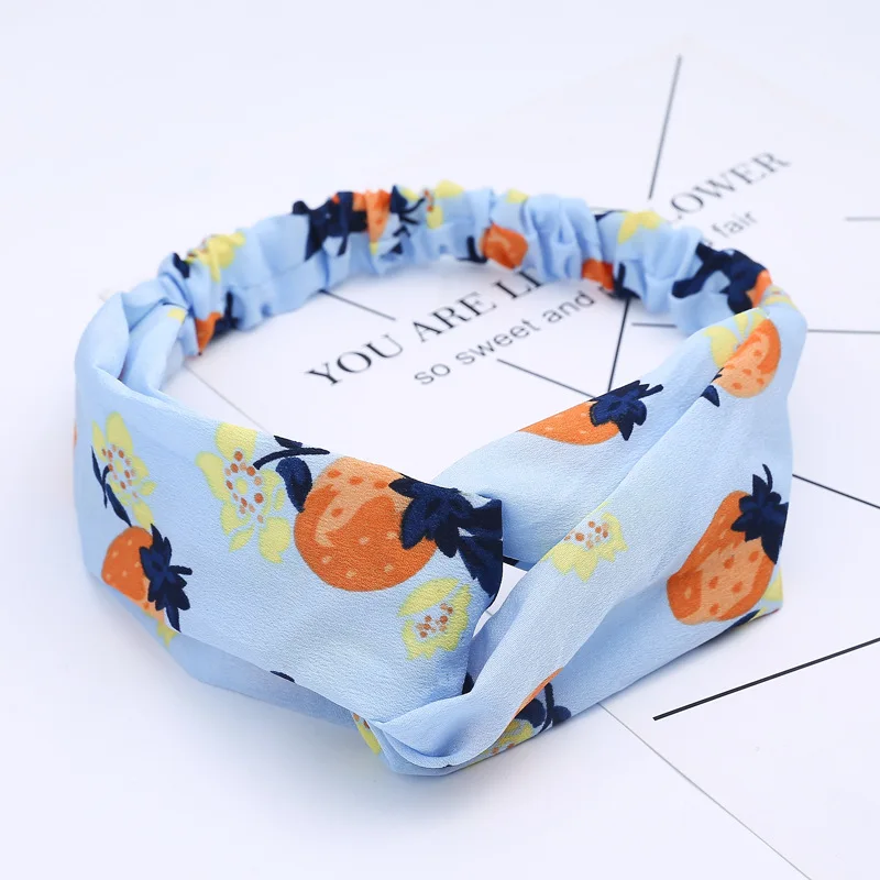 B66 Женская замшевая повязка на голову на лето и осень, Винтажные эластичные резинки для волос с перекрестным узлом, мягкая однотонная повязка для волос для девочек, аксессуары для волос - Цвет: B66