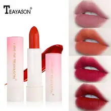 

TEAYASON Fashion 6 Colors Matte Retro Red Peach Lipstick Maquillaje Waterproof Maquiagem Lips Makeup Summer Make Up Cosmetics