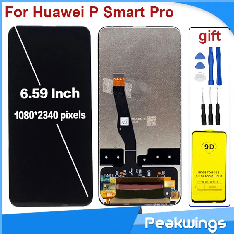 ЖК дисплей с дигитайзером для Huawei P Smart Pro 6 59 дюйма сенсорный экран в сборе