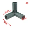Fitting Stable Support Heavy Duty Greenhouse Frame Building Connector Right Angle 3 4 5-way Connector Garden Tool  16mm 5 Types ► Photo 3/6