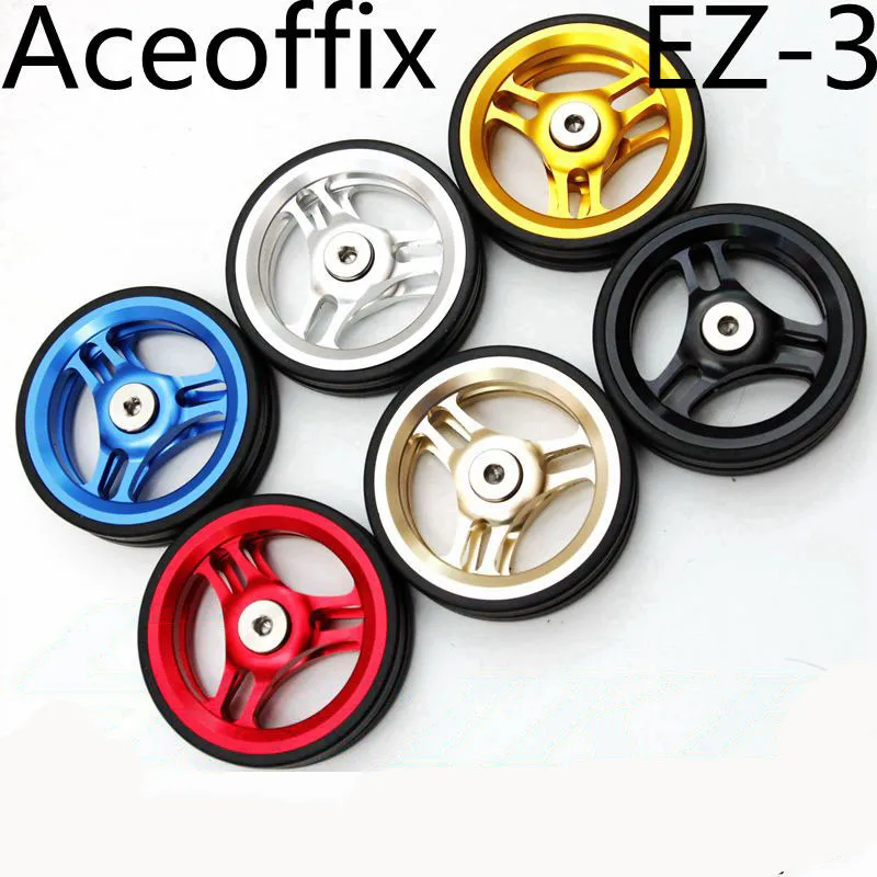 Folding Bicycle 60mm Easy Wheel Aluminum Alloy for Brompton Bike Bracket Lightweight Easy Wheel 16 Years Later