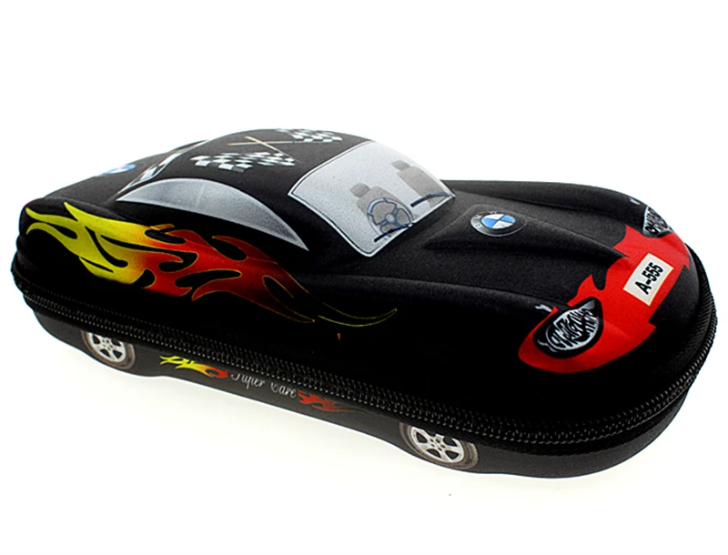 cute school pencil case for boys and girls,cartoon car pencil case,3D EVA pen case for childres,best gifts your kids