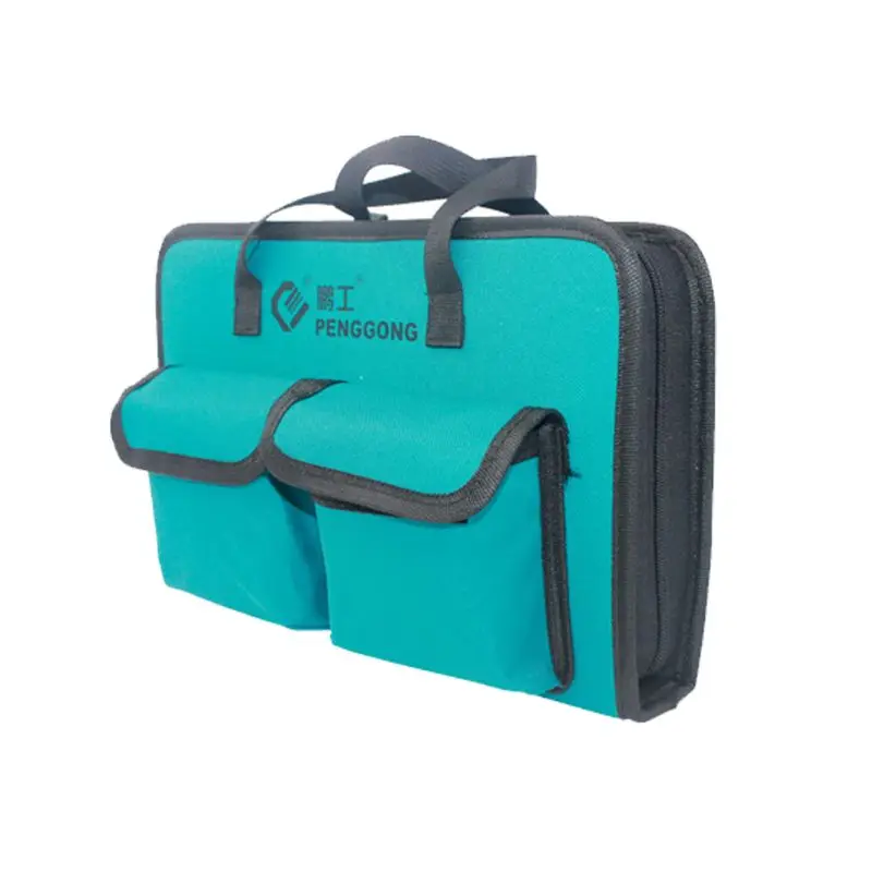 

Hardware Machinist Toolkit Handbag Waterproof Oxford Cloth Multi Fix Straps Organize Pockets Storage Pouch Electrician