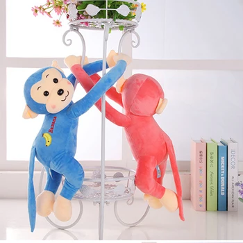 

Long Arm Monkey Long Tail Monkey Little Doll Monkey Plush Toy Creative Doll Hanging Monkey Soft And Comfortable Gifts Decor Jm39