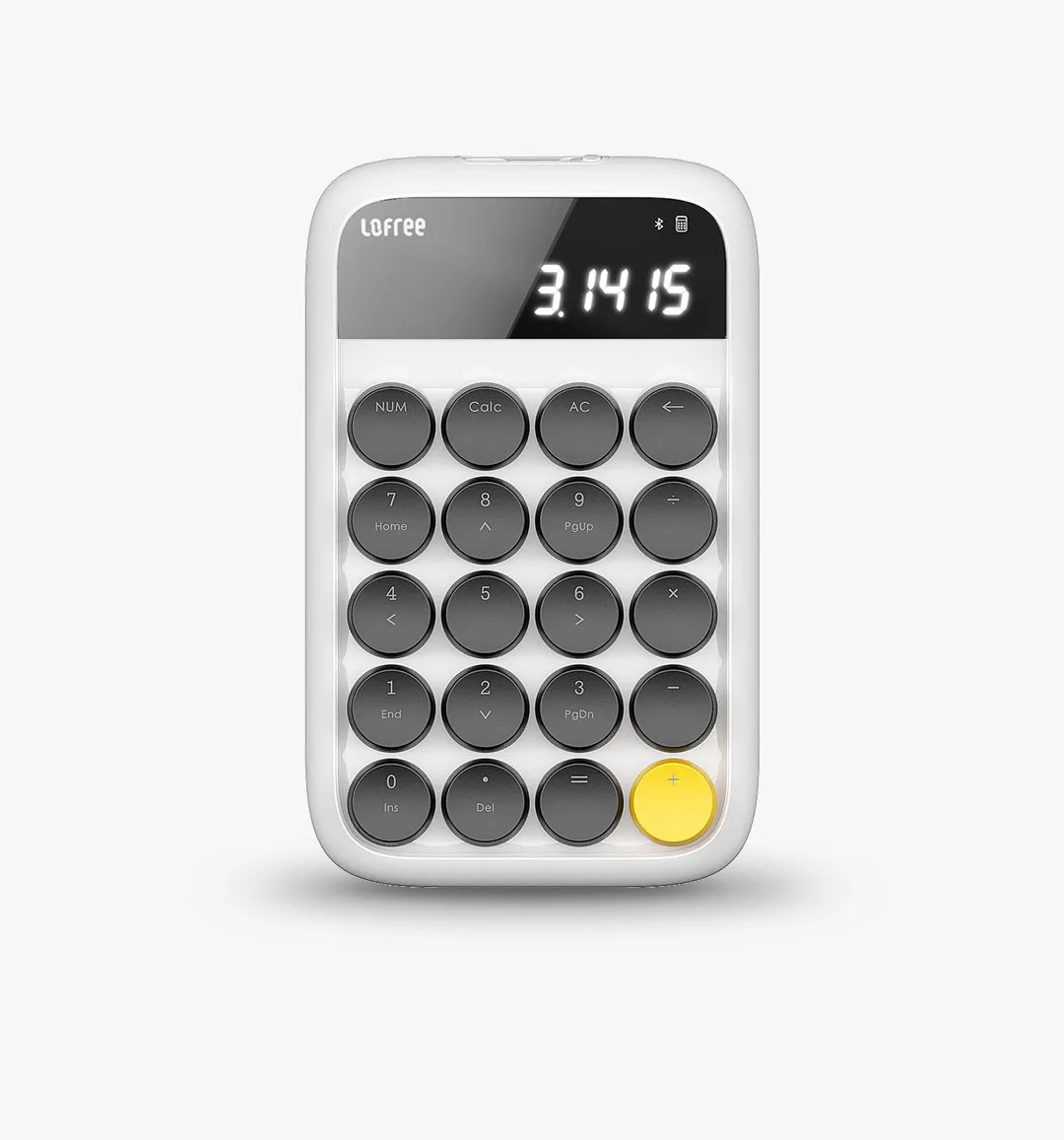 Xiaomi Lofree 20 клавиш Bluetooth цифровая клавиатура Мини Numpad механическая клавиатура калькулятор с подсветкой для ПК/ноутбука/телефонов