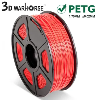 

3D Printer Filament PETG 1.75mm 1kg/2.2lbs For 3D Printer Translucent Plastic Filament Consumables PETG Material
