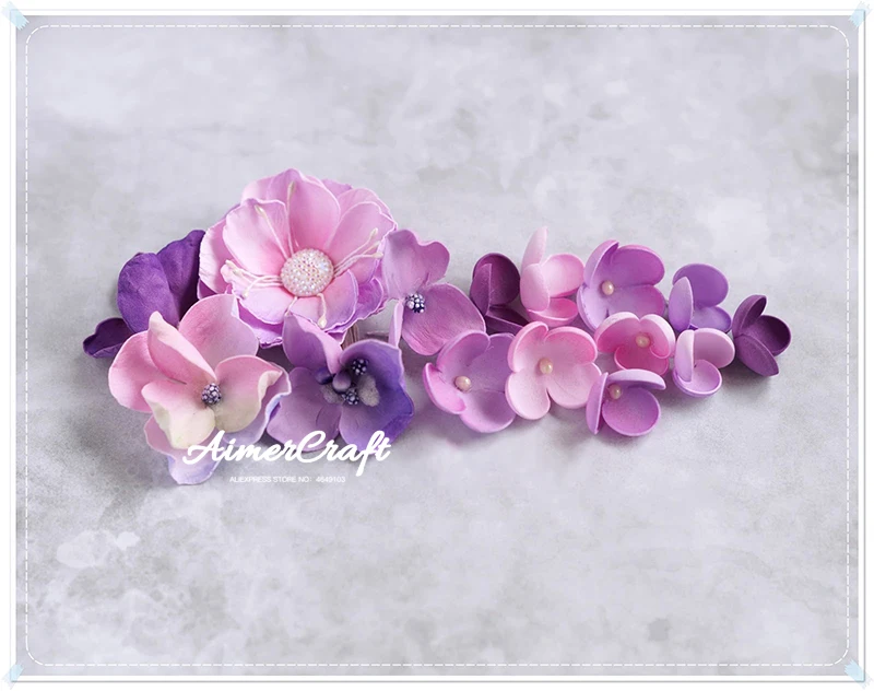 Металлические Вырубные штампы в виде цветов 4 шт. искусственные декоративные