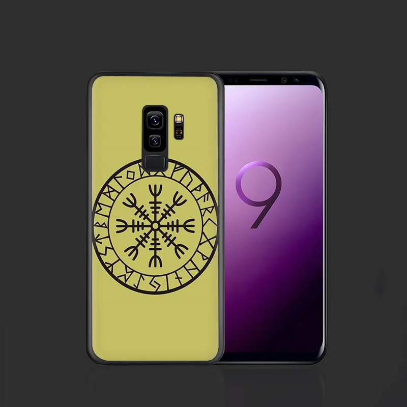 EWAU Viking вегвизир Одина Nordic мягкий чехол для телефона из ТПУ с принтом "чехол для Samsung Galaxy A3 A5 A6 7 8 9 A10S 20С 30С 40С с 50S 60 70 - Цвет: B1