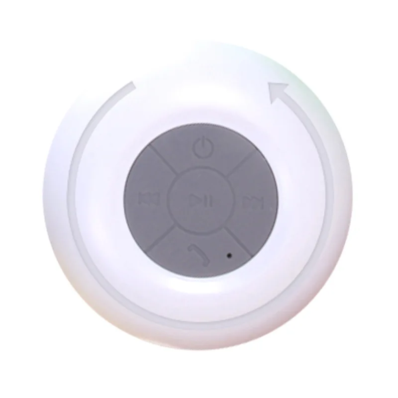Fviyi внешние bluetooth-колонки портативный водонепроницаемый мини беспроводной стерео динамик сабвуфер музыка громкий динамик с всасыванием - Цвет: Белый