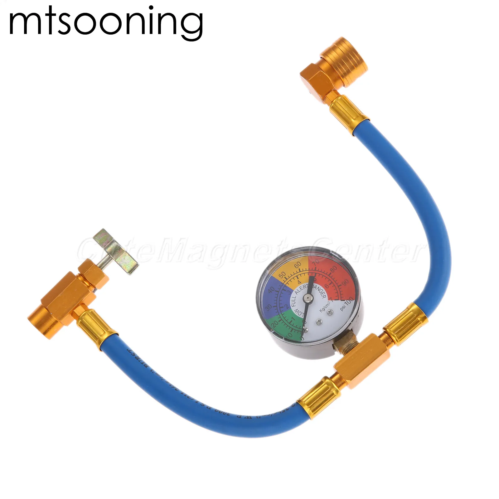 Mtsooning R134a перезарядки измерительный шланг измерительный Адаптер A/C для замены фреона трубы для самостоятельного уплотнение для клапана банок