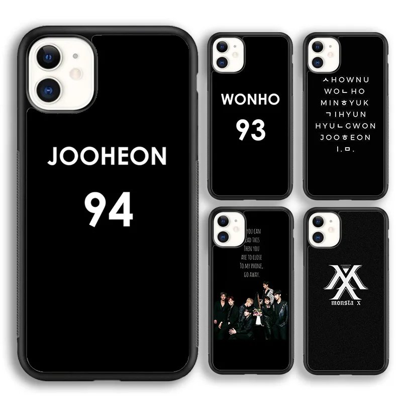 Чехол для телефона krajew Monsta X Kpop Band с логотипом iPhone 5s SE 6s 7 8 plus XS XR 11 12 13 pro max Samsung Galaxy S8