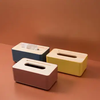 

Plastic Tissue Box Contain Paper Towel Storage Organizer for Office Living Room Paper Towel Dispenser Paper Rack