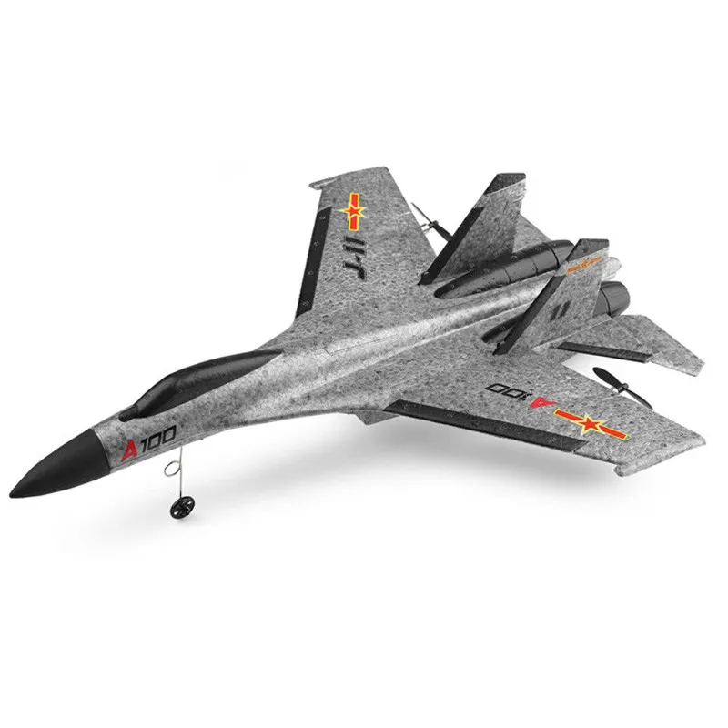 Wltoys XK A100-SU27 RC Plane 2.4G 340mm 3CH Airplane Fixed Wing Planes Outdoor RC Toys Flying Remote Control Plane Children Gift 3