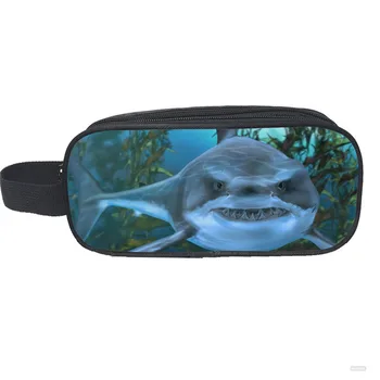 

Shark Boy Girl Cartoon Cosmetic bag new Pouches Children Student Pen Bag Kids Purse Wallet Storage Box Fashion Pencil case