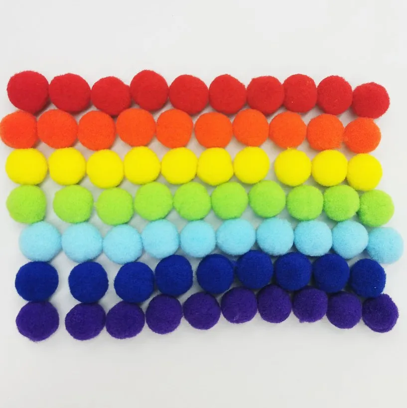 400pcs 8mm Mini Pompom Soft Multicolor Pom Poms Fluffy Plush Ball Children DIY Toys Christmas Decoration Sewing Craft Accssory craft supplies pom poms craft supplies fluffy ball accessories