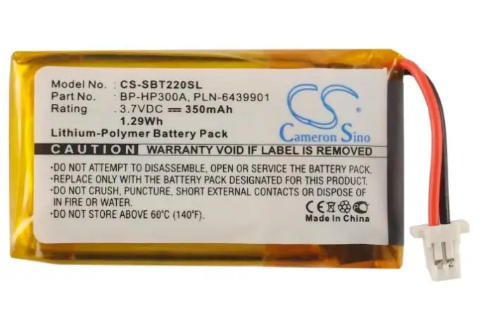 Cameron sino 350 мАч батарея для SONY BT22 BT-22 DR-BT22 DR-BT22G DR-BT22GB DR-BT22IK 64327-01 64399-01 6535801 65358-01