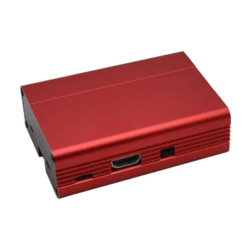

New Premium for Raspberry Pi Case Aluminum Enclosure for Raspberry Pi 3B+/3/2B(Red)