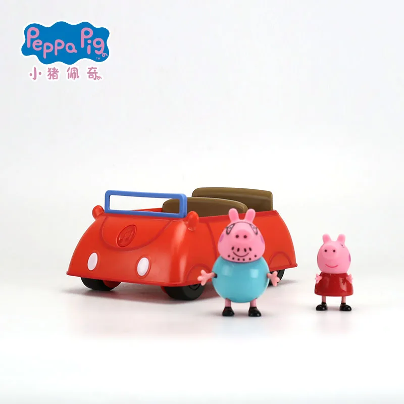 2020 новый подлинный PEPPA PIG семейный автомобиль игровой набор Peppa daddy фигурка свиньи