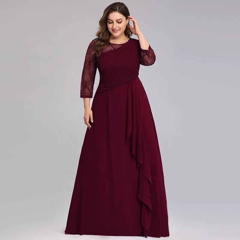 plus size evening attire