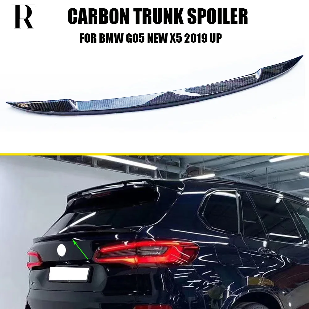 X5 MP Стиль углеродного волокна задний багажник губы крыло спойлер для BMW G05 X5 UP