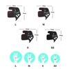 Bicaster Archery Finger Tab XS/S/M/L Right Handed Finger Guard Genuine Cowhide For Beginner and Children 5