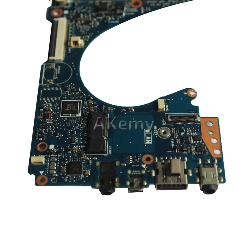 Akemy UX301LA Laptop motherboard For Asus UX301LA UX301LAA UX301L UX301 Test original mainboard I5-5200 8GB RAM