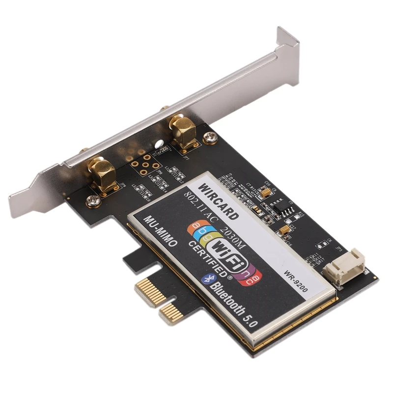 WIRCARD для Intel 9260NGW WR-9200 Настольный ПК 1700 Мбит/с 2,4G/5G BT5.0 беспроводная карта+ удлиненная антенна беспроводная сетевая карта
