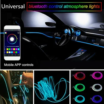 

Car RGB light 5050 LED Colorful Instrument Mobile App Sound Control DC 12V