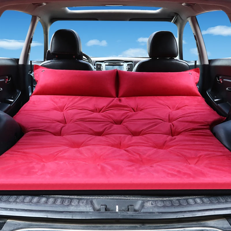 Автомобильная воздушная подушка для путешествий, надувная кровать для сиденья Leon Arona Ateca Alhambra 5F Mk3 Ibiza 6J Tarraco - Название цвета: Зеленый
