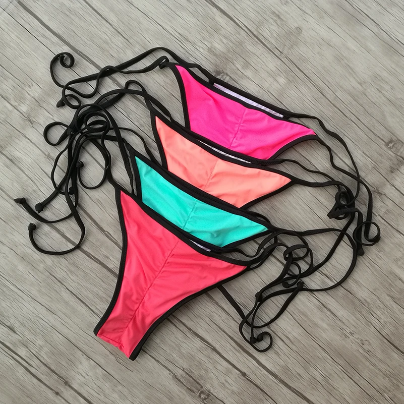 Смеситель Плавки Бикини плавки стринги Сексуальная девушка купальник винтажный