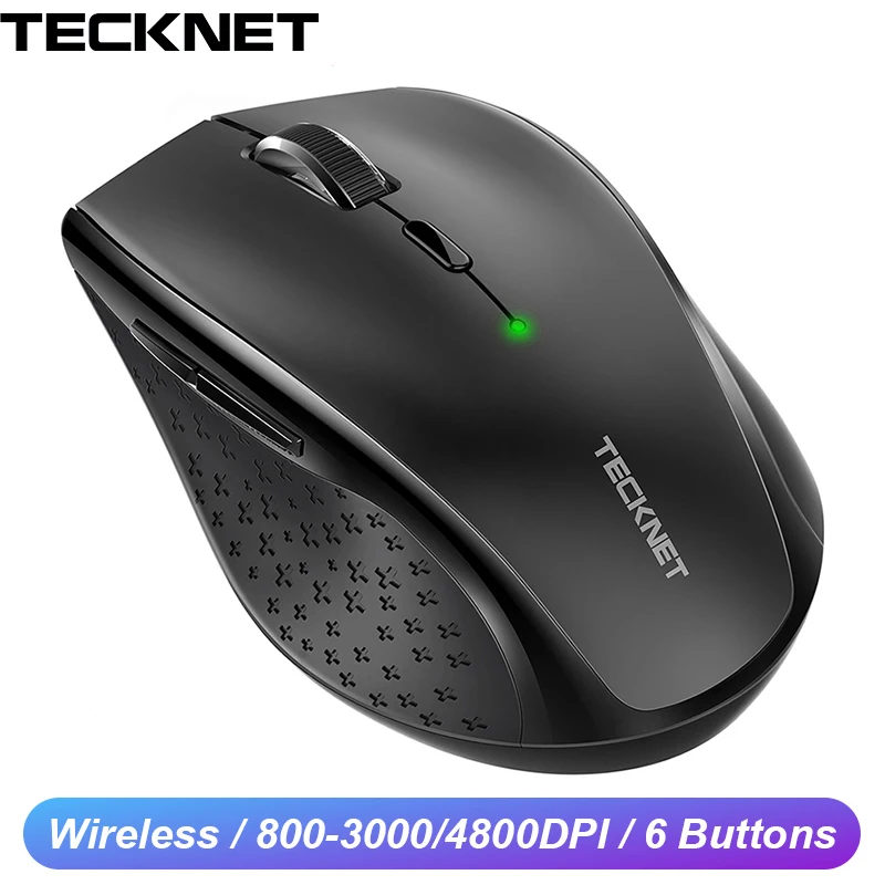 

TeckNet Bluetooth Wireless Mouse 2.4g 2600/2000/1600/1200/800 DPI For Laptop Notebook PC Computer