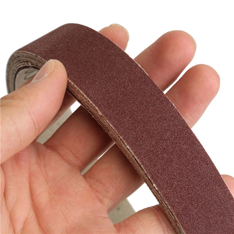 DWZ 10PCS 760mmx25mm Abrasive 120 Grit Sanding Belts Fits For Rexon Clarke New